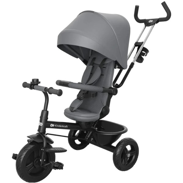 Фото - Триколісний велосипед Kinderkraft Aston 2 Plus Navy (KRASTO02NAVPL00)